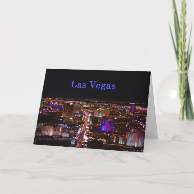 Las Vegas Strip Karte (Vorderseite)