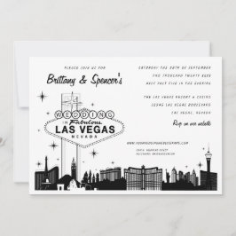 Las Vegas Strip | Las Vegas Wedding Einladung