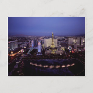 Las Vegas Strip Luftseilbahn Casino Postkarte