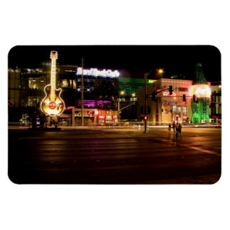Las Vegas Strip @ Night Flexible Magnet #5