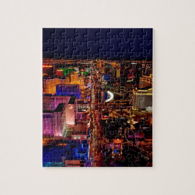 Las Vegas Strip Night Vacation Puzzle (Vertikal)
