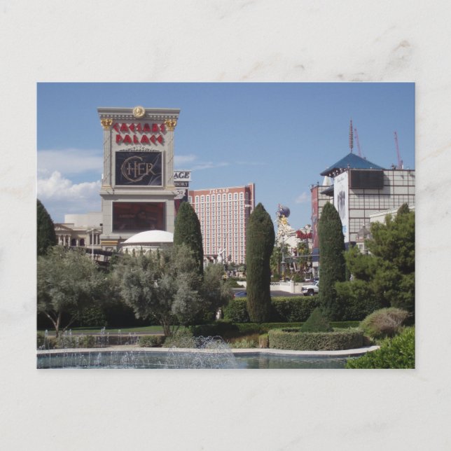 Las Vegas Strip Postkarte. Postkarte (Vorderseite)