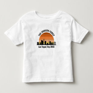 Las Vegas Strip Sonnenuntergang Individuelle Ferie Kleinkind T-shirt