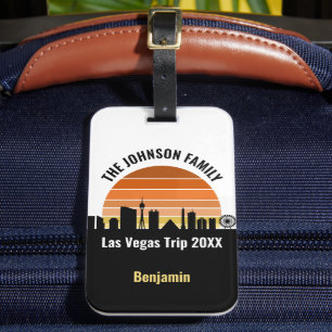Las Vegas Strip Sonnenuntergang Individuelle Urlau Gepäckanhänger