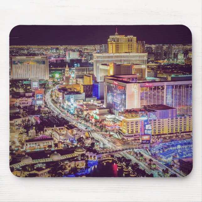 Las Vegas strip stylisiert Mousepad (Vorne)