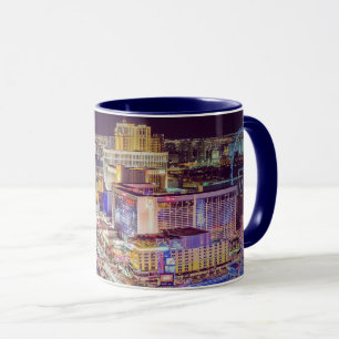 Las Vegas strip stylisiert Tasse