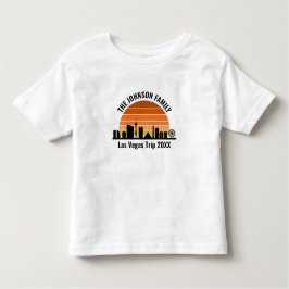 Las Vegas Strip Sunset Custom Vacation Kleinkind T-shirt