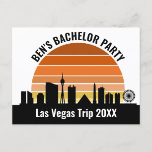 Las Vegas Strip Sunset Custom Vacation Postkarte