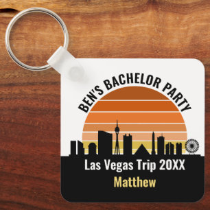 Las Vegas Strip Sunset Custom Vacation Schlüsselanhänger