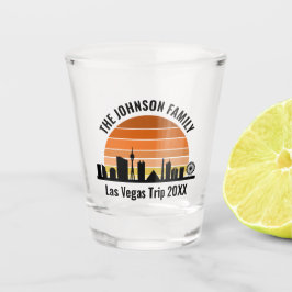 Las Vegas Strip Sunset Custom Vacation Schnapsglas