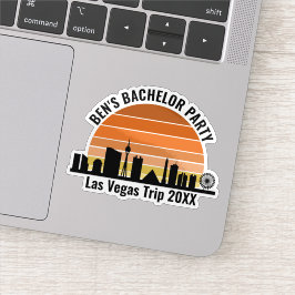 Las Vegas Strip Sunset Custom Vacop Notebook Aufkleber