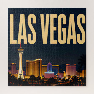 Las Vegas Strip und Neonlichter Puzzle