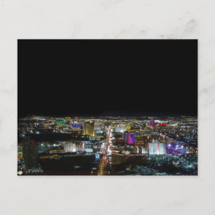 Las Vegas Strip Wide Angle View Postkarten