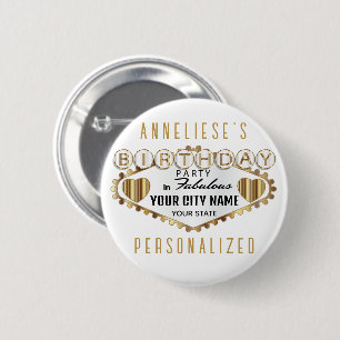 Las Vegas Style Geburtstag - Anpassen Button