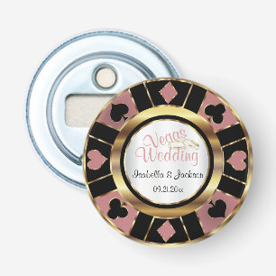 Las Vegas Styled Wedding Dusty Rose Gold Flaschenöffner
