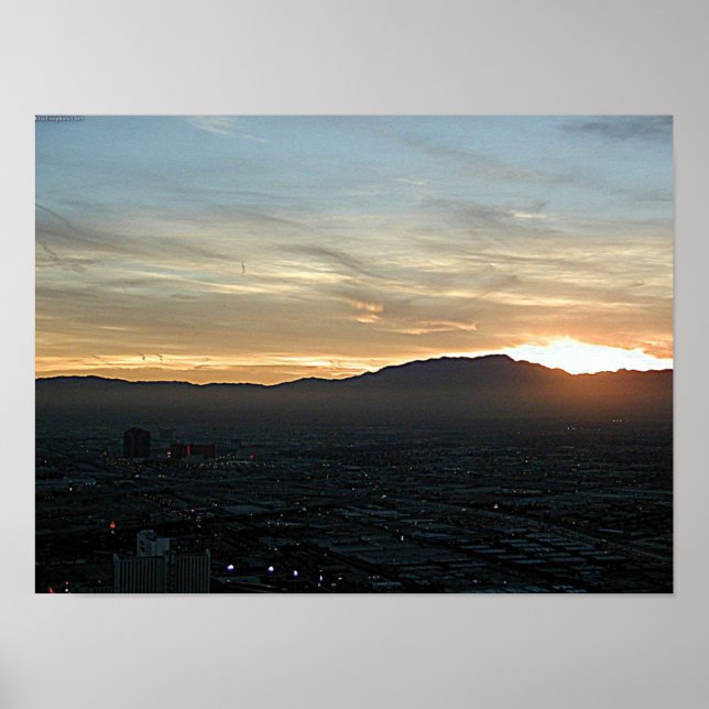 Las Vegas Sunset Poster (Vorne)