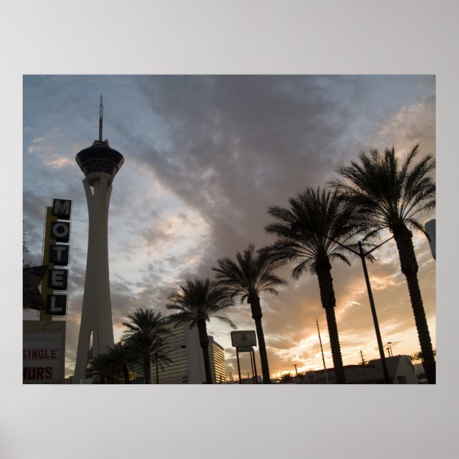 Las Vegas Sunset Poster Print (Vorne)