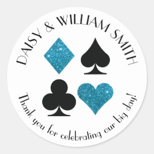 Las Vegas Thema Benutzerdefinierter Text Malibu Bl Runder Aufkleber