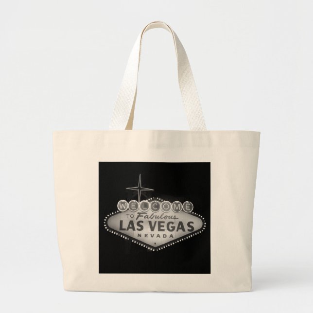 Las Vegas Tote Bag Jumbo Stoffbeutel (Vorne)