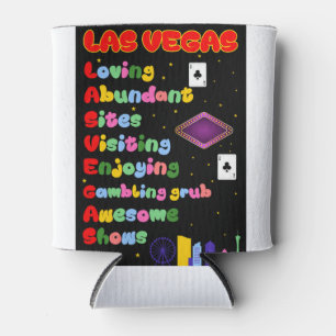 Las Vegas Tourist Akronym Can Cooler Dosenkühler