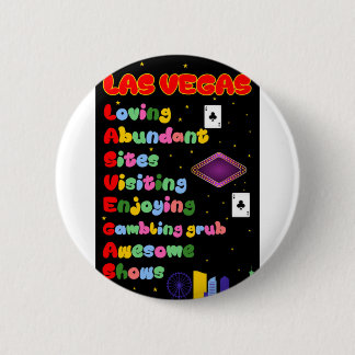Las Vegas Tourist Akronym Schaltfläche Button