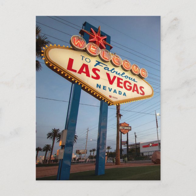 Las Vegas Travel Postkarte (Vorderseite)