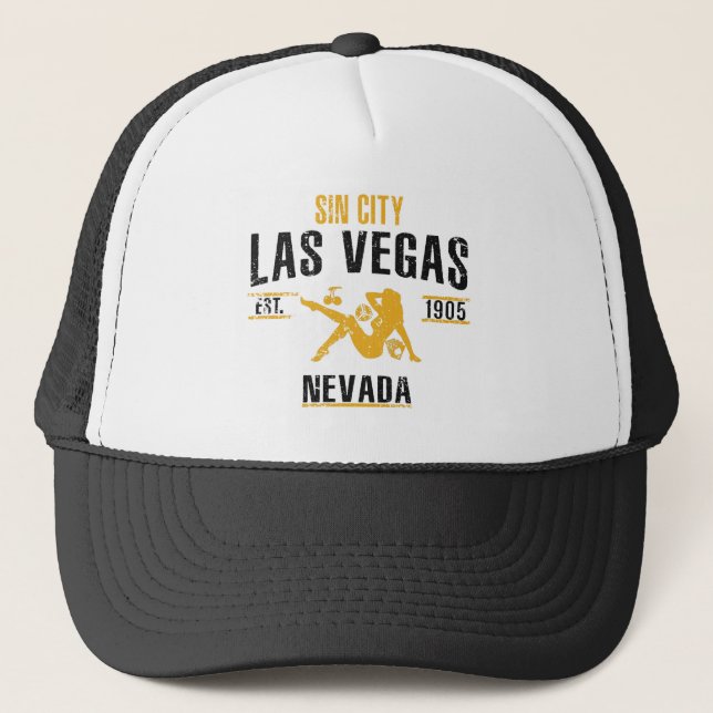 Las Vegas Truckerkappe (Vorderseite)