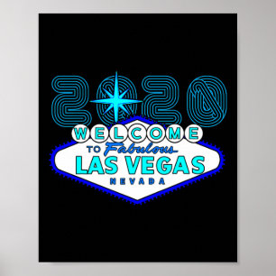 Las Vegas Urlaubsschild Poster