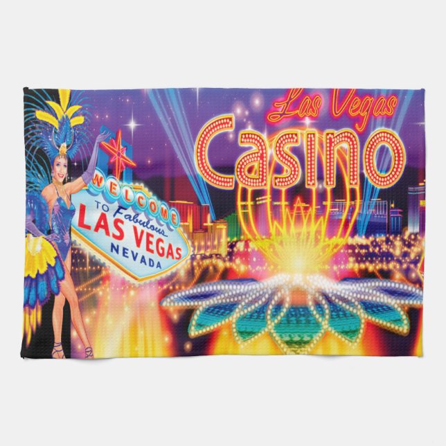 Las Vegas Vacation Küchentuch (Horizontal)