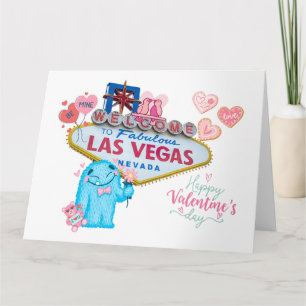 Las Vegas Valentine große Karte