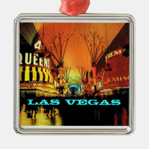 Las Vegas-Verzierung Silbernes Ornament