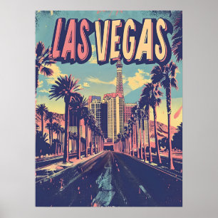 Las Vegas Vintag Art Poster