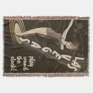 Las Vegas Vintage Reiseplakat Decke