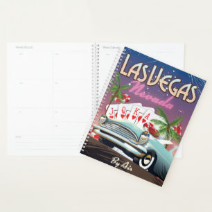Las Vegas Vintages Urlaubsplakat Planer