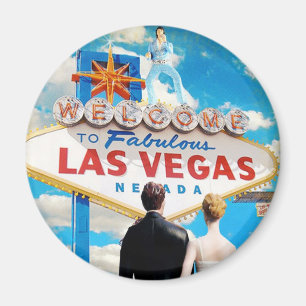 Las Vegas Wedding Einladung Magnet