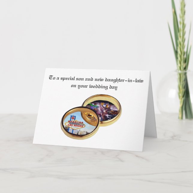 Las Vegas Wedding (Hallsworth) Card Karte (Vorderseite)