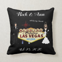Las Vegas Wedding Personalisierte Throw Kissen