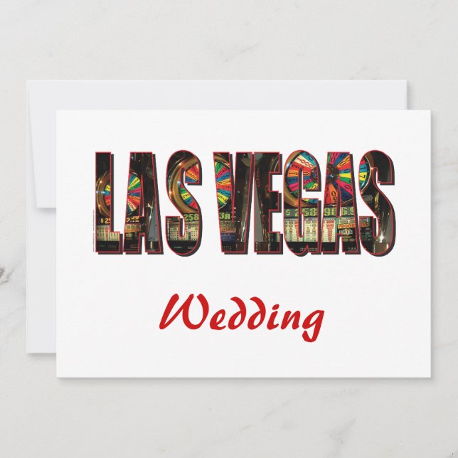 Las Vegas Wedding Save the Date (Vorderseite)