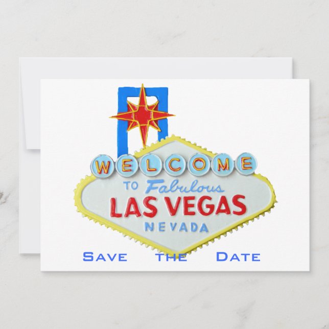 Las Vegas Wedding Save the Date (Vorderseite)