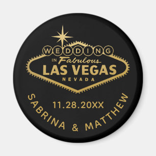 Las Vegas Wedding Save the Date oder Bevorzugung Magnet