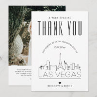 Las Vegas Wedding | Vielen Dank + Foto-Karte