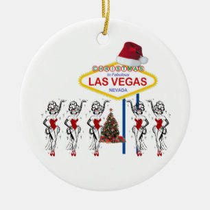 Las Vegas Weihnachten Personalisierte Keramik Orna Keramik Ornament