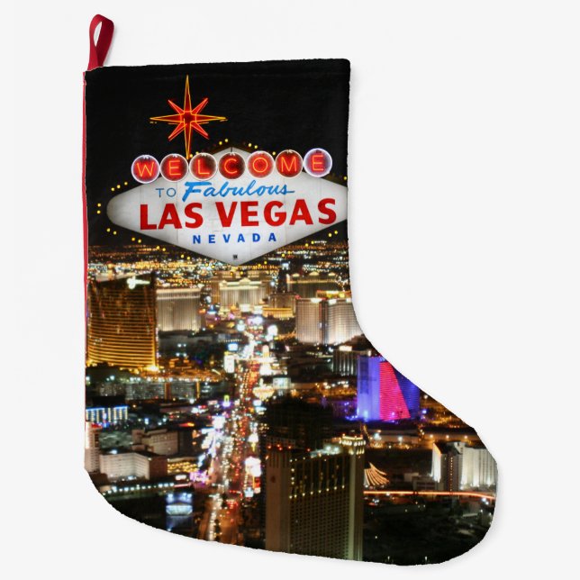 Las Vegas Weihnachts-Strumpf Großer Weihnachtsstrumpf (Vorderseite)