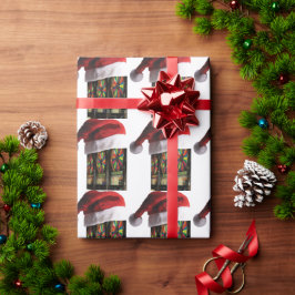 Las Vegas Weihnachtsspielautomaten Geschenkpapier