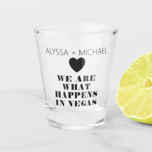 Las Vegas Wir sind das, was die Gastgeschenk Hochz Schnapsglas