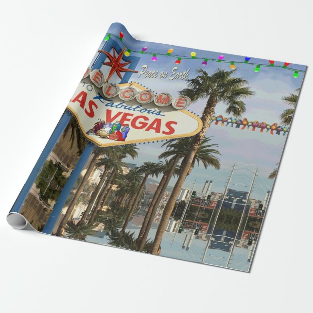 Las Vegas Wrapping Paper "Weltfrieden" Geschenkpapier (Ungerollt)