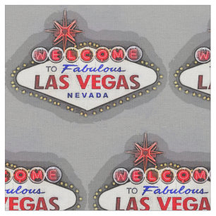 Las Vegas-Zeichen Stoff