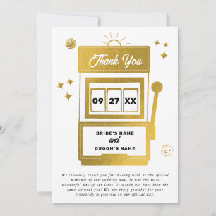 Las Vegas Zielort Casino Spielautomat Hochzeit Einladung