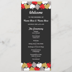 Las- Vegaskasino-Glitzer kardiert Programm