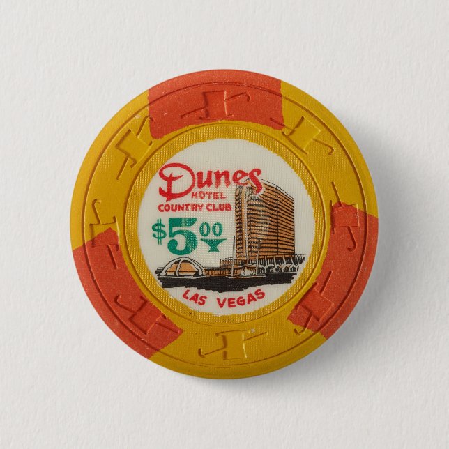 Las- VegasPoker-Chip-Kasino-Spielen veraltet Button (Vorderseite)